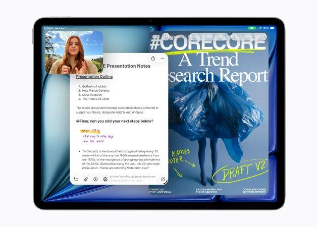 苹果发布新一代iPad Air：使用M4芯片 搭载自研无线芯片